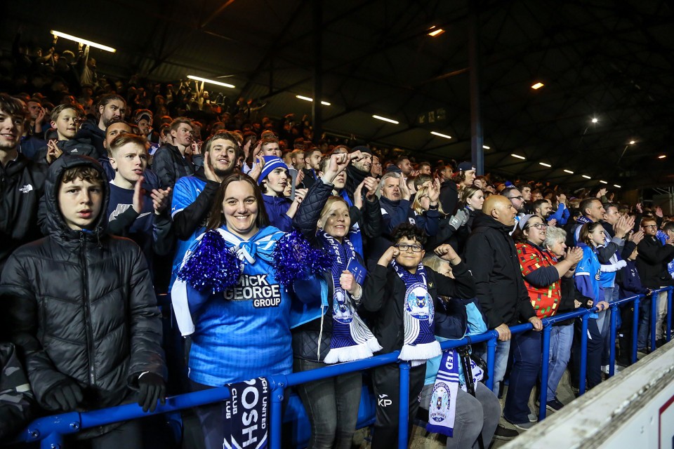 Posh Fans v Sheffield Wednesday