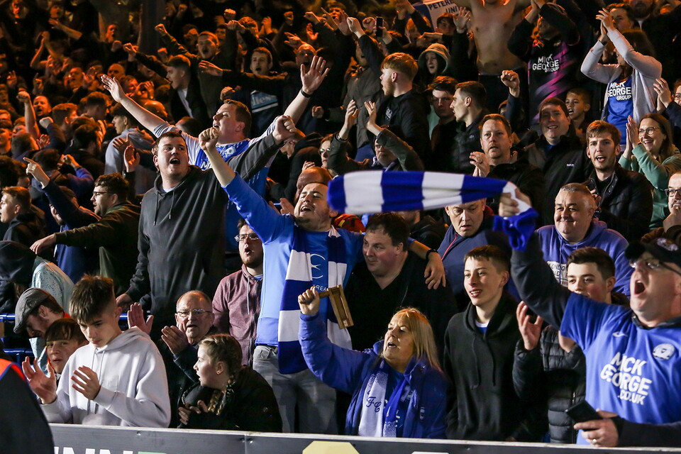 Posh Fans v Sheffield Wednesday