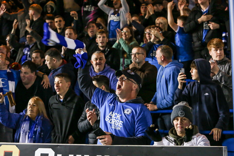 Posh Fans v Sheffield Wednesday