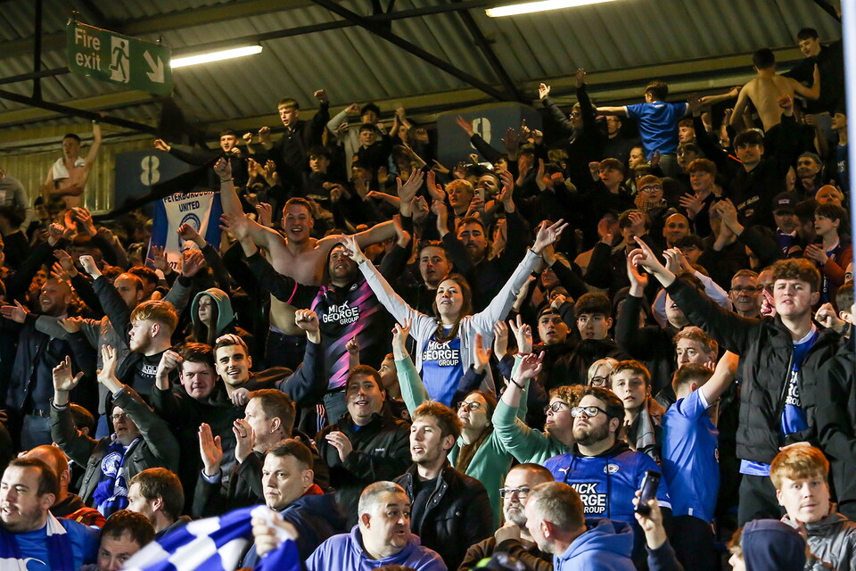 Posh Fans v Sheffield Wednesday
