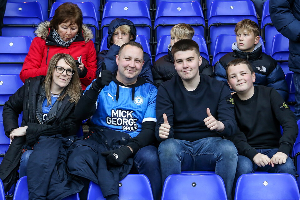 Posh Fans v Sheffield Wednesday