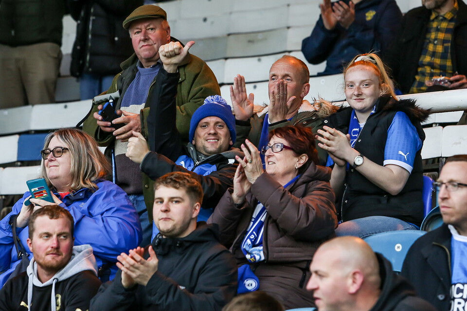 Posh Fans v Sheffield Wednesday