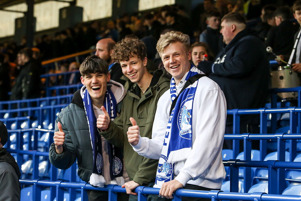 Posh Fans v Sheffield Wednesday