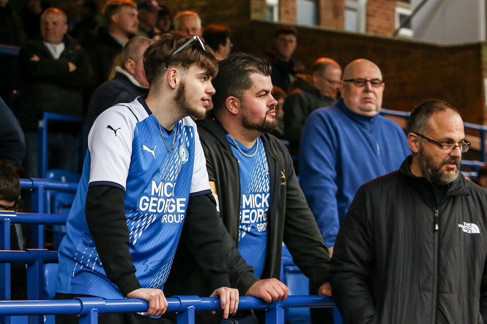 Posh Fans v Sheffield Wednesday