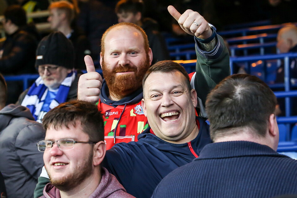 Posh Fans v Sheffield Wednesday
