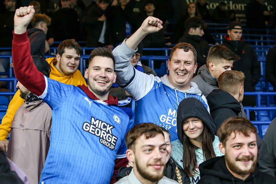 Posh Fans v Sheffield Wednesday
