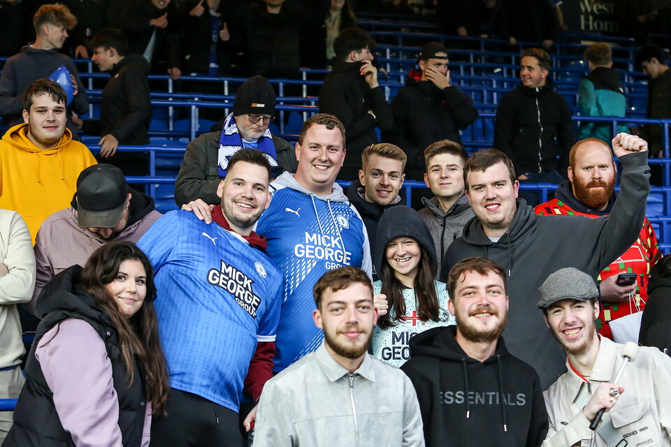 Posh Fans v Sheffield Wednesday