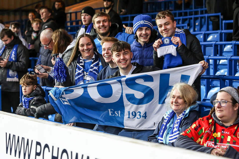 Posh Fans v Sheffield Wednesday