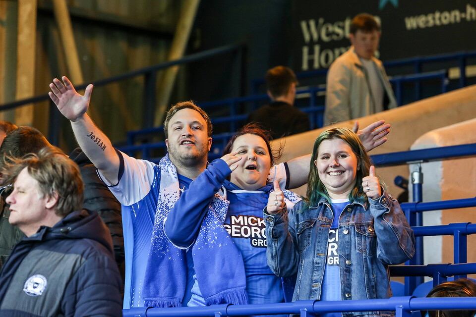 Posh Fans v Sheffield Wednesday