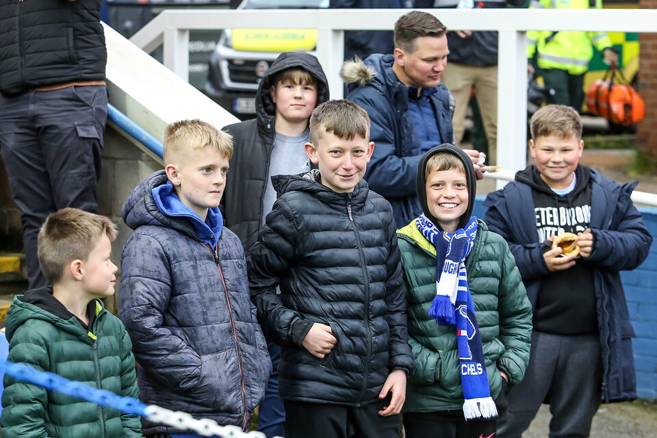 Posh Fans v Sheffield Wednesday