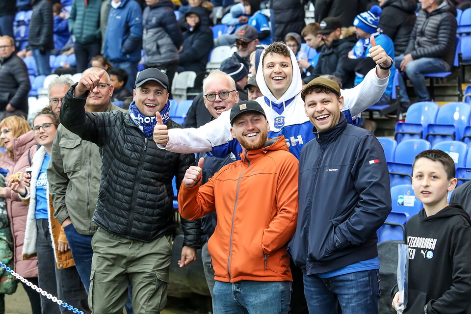 Posh Fans v Sheffield Wednesday