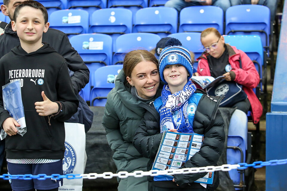 Posh Fans v Sheffield Wednesday