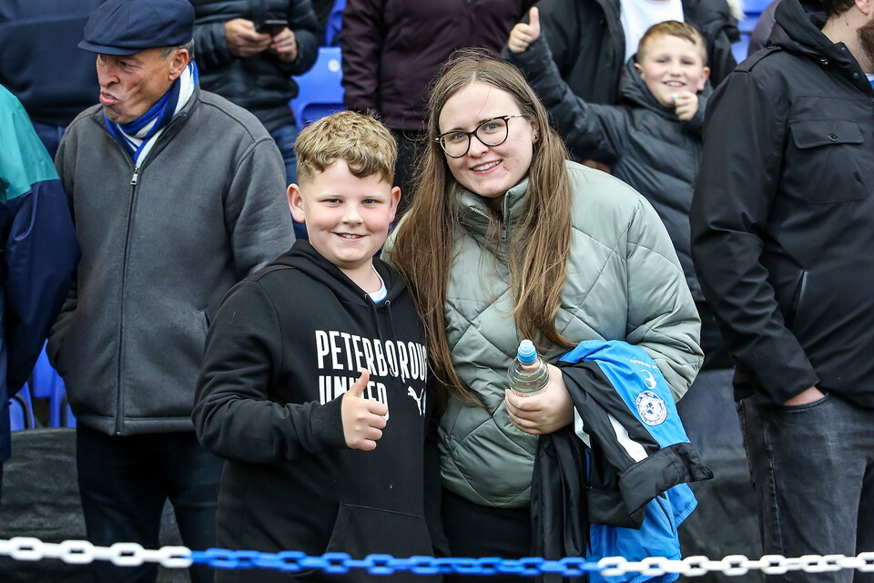 Posh Fans v Sheffield Wednesday