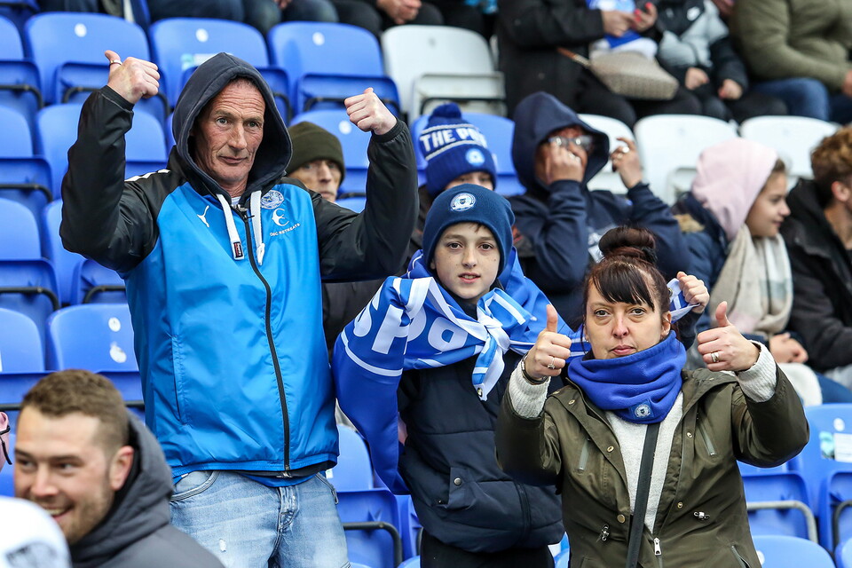 Posh Fans v Sheffield Wednesday