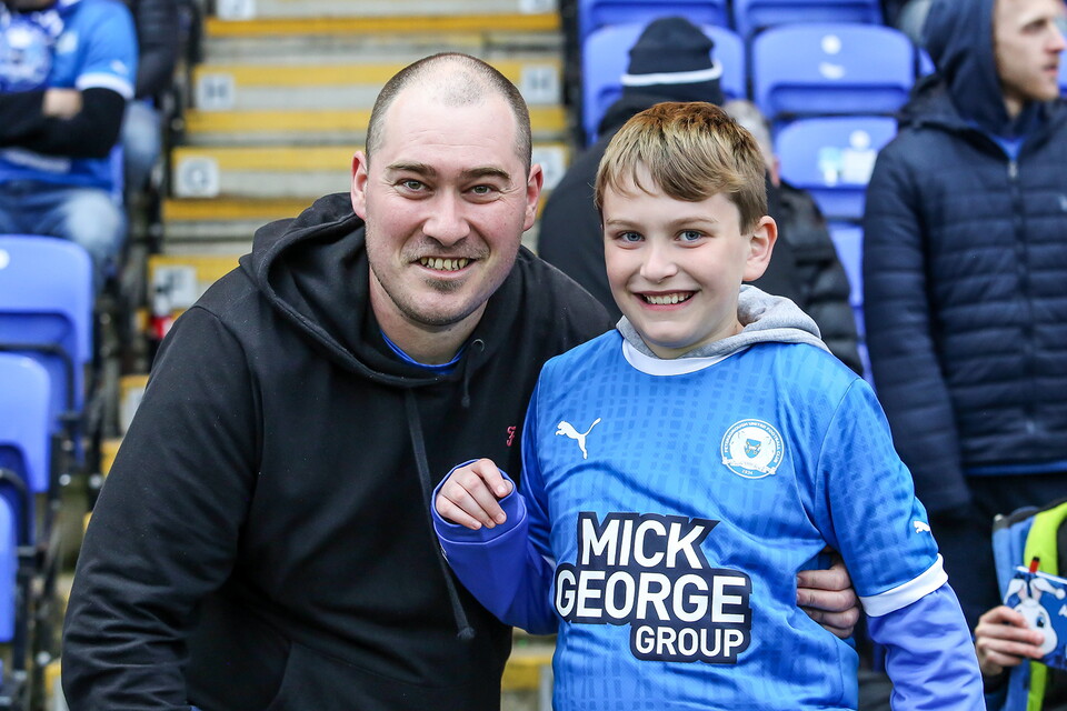 Posh Fans v Sheffield Wednesday