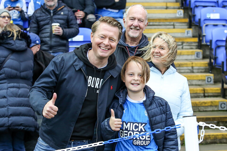 Posh Fans v Sheffield Wednesday
