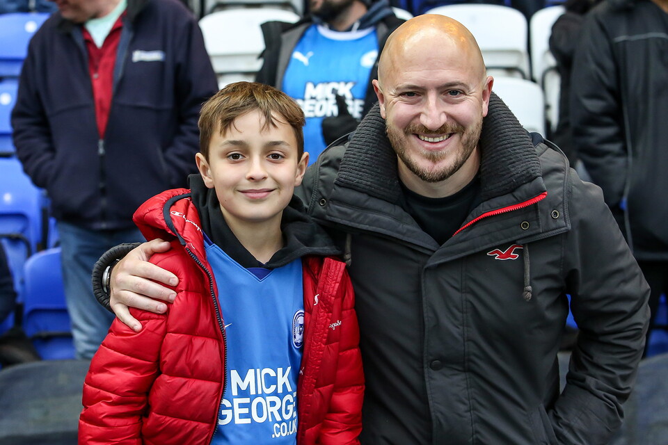 Posh Fans v Sheffield Wednesday