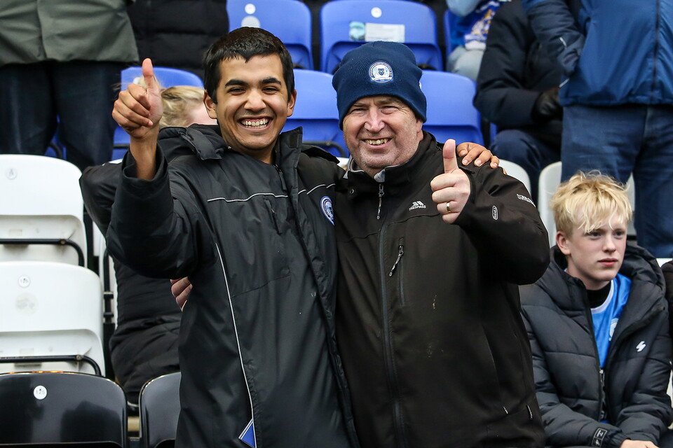 Posh Fans v Sheffield Wednesday
