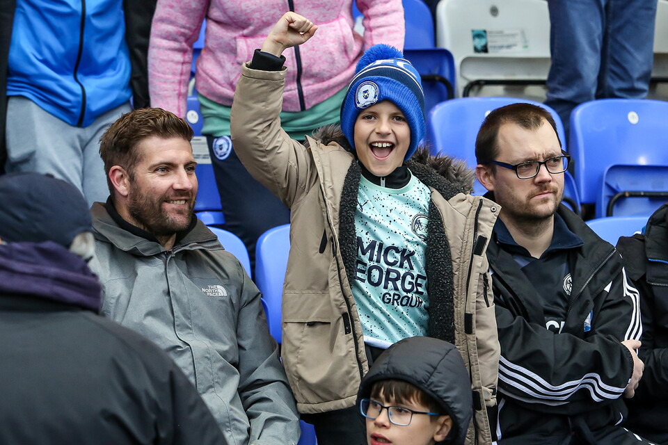Posh Fans v Sheffield Wednesday