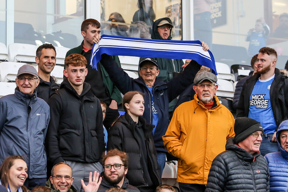 Posh Fans v Sheffield Wednesday