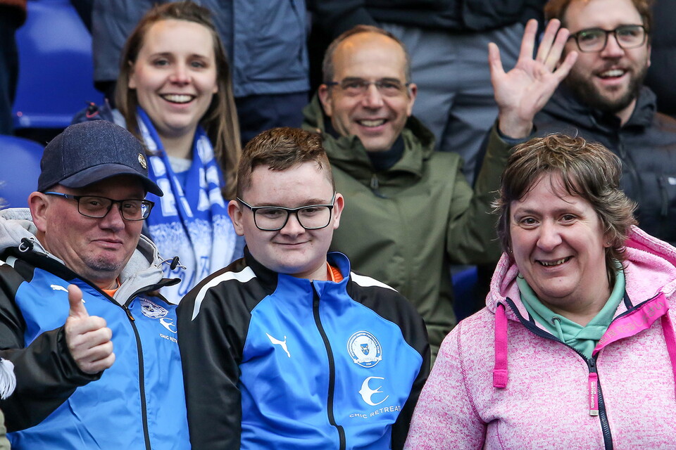 Posh Fans v Sheffield Wednesday