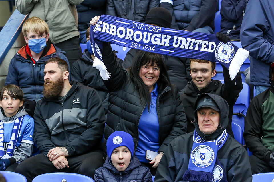 Posh Fans v Sheffield Wednesday