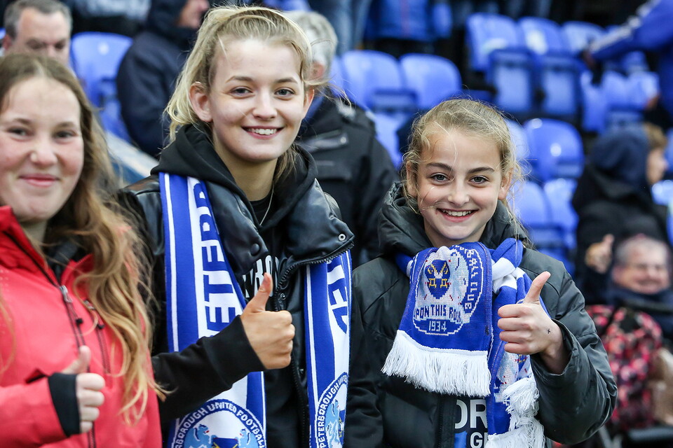Posh Fans v Sheffield Wednesday