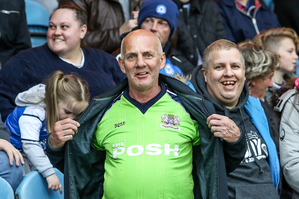 Posh Fans v Sheffield Wednesday