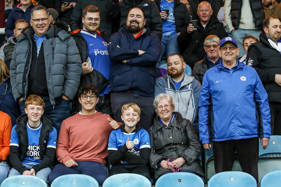 Posh Fans v Sheffield Wednesday