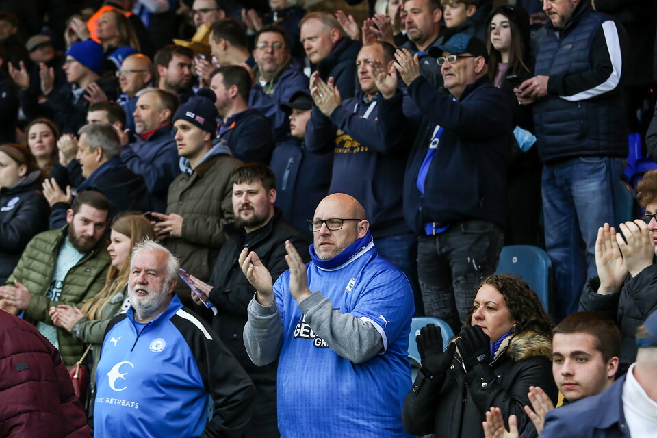 Posh Fans v Sheffield Wednesday