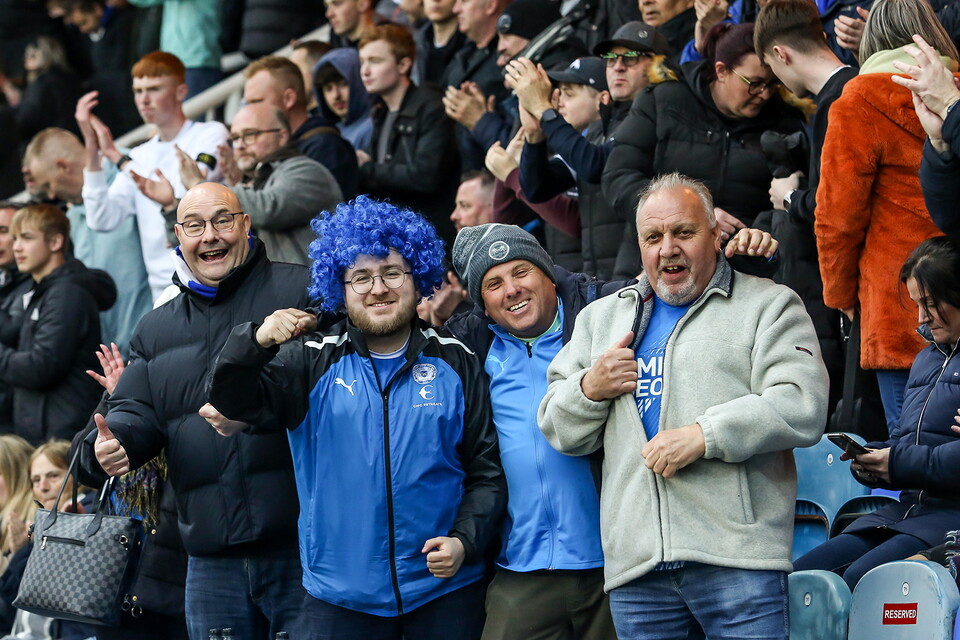 Posh Fans v Sheffield Wednesday