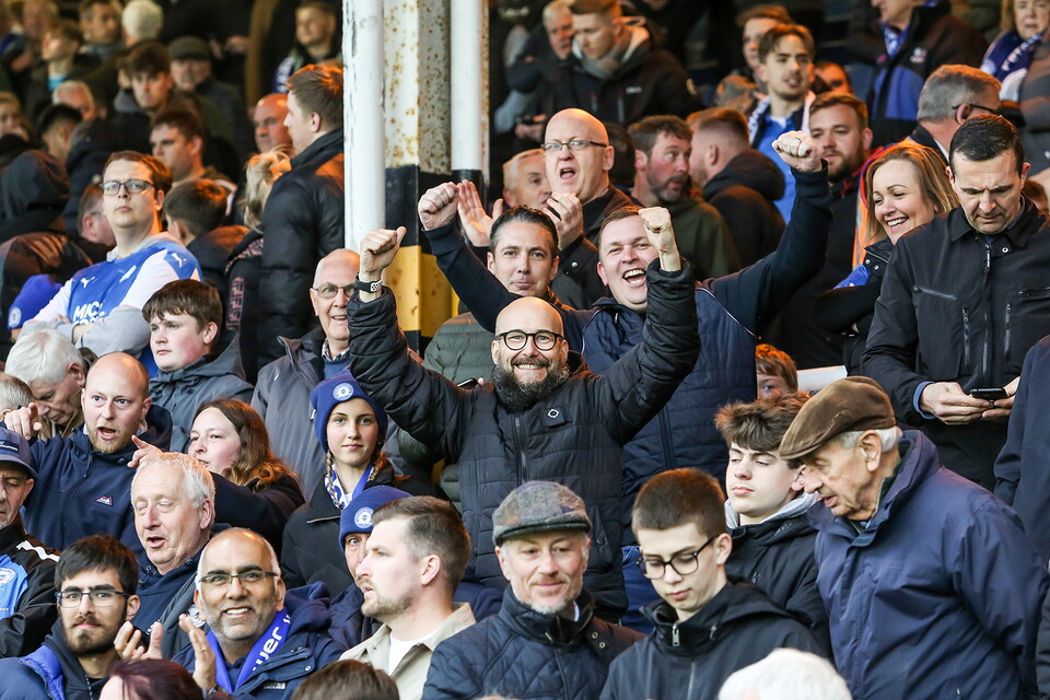 Posh Fans v Sheffield Wednesday