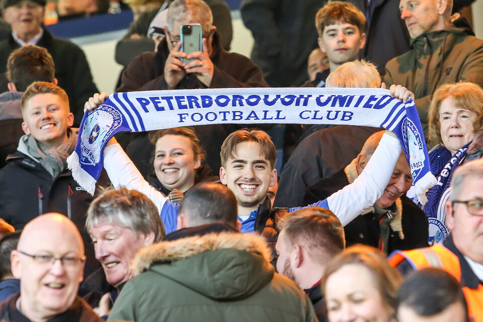 Posh Fans v Sheffield Wednesday