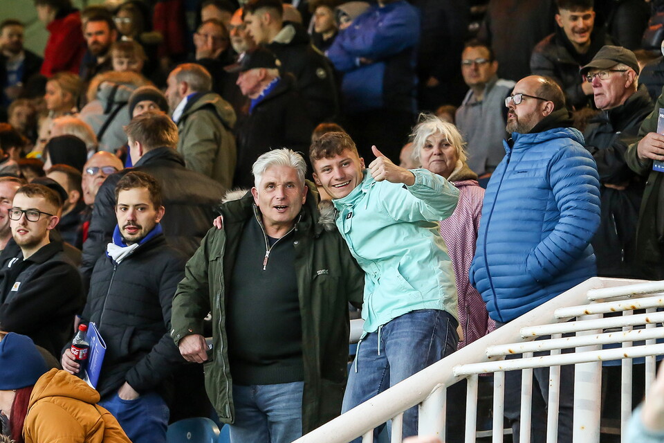 Posh Fans v Sheffield Wednesday