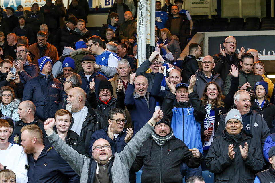 Posh Fans v Sheffield Wednesday