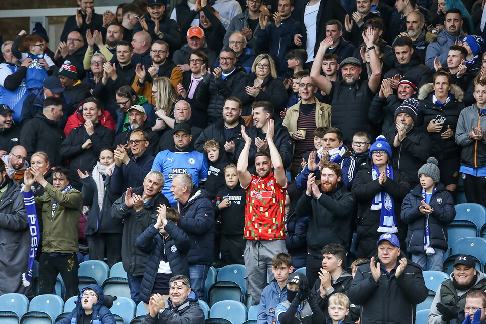 Posh Fans v Sheffield Wednesday