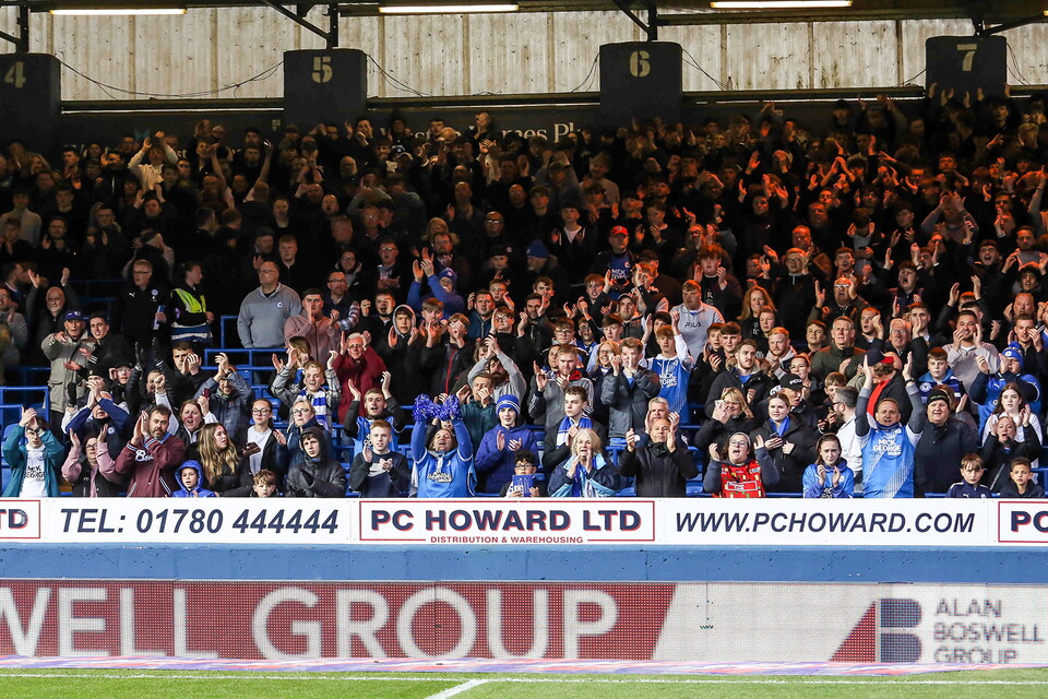 Posh Fans v Sheffield Wednesday