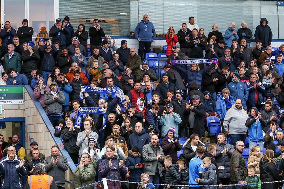Posh Fans v Sheffield Wednesday