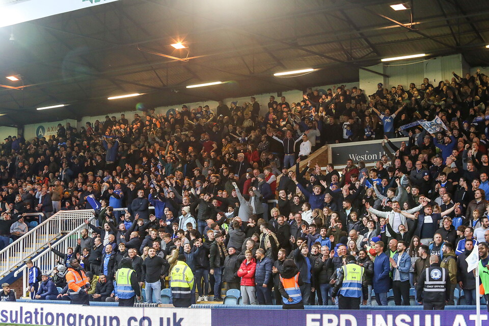 Posh Fans v Sheffield Wednesday