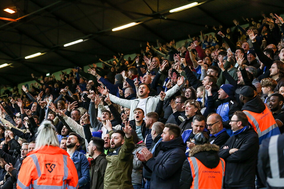 Posh Fans v Sheffield Wednesday