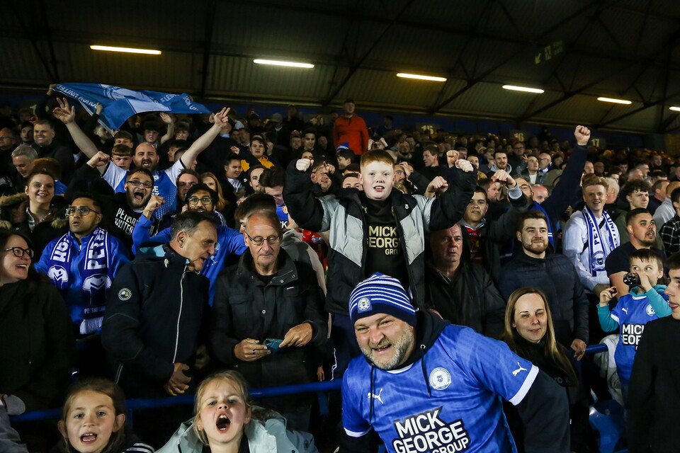 Posh Fans v Sheffield Wednesday
