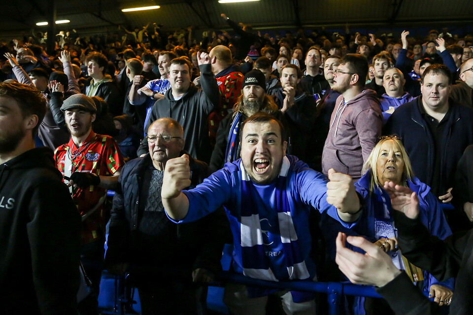 Posh Fans v Sheffield Wednesday