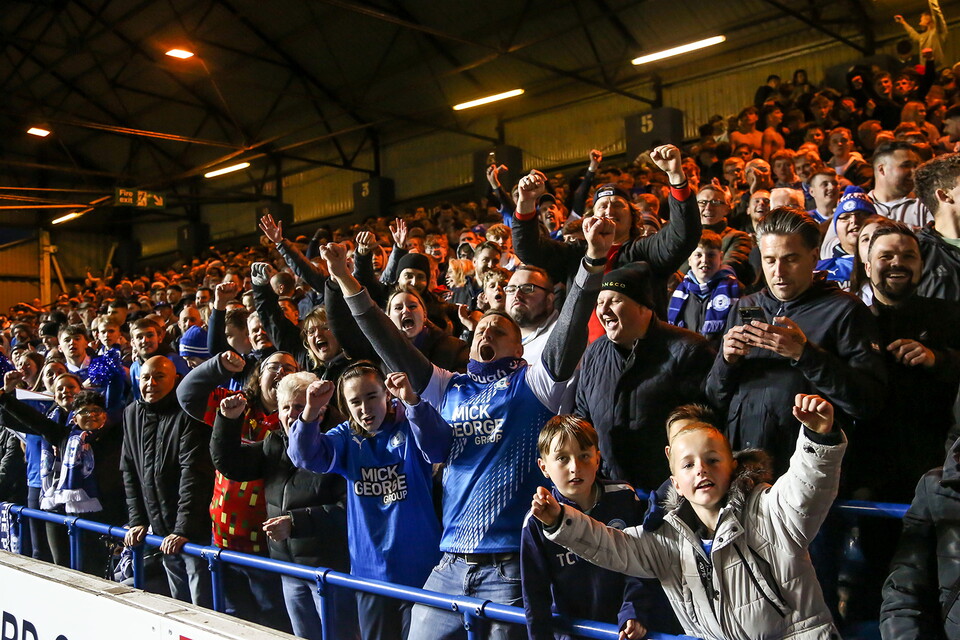 Posh Fans v Sheffield Wednesday