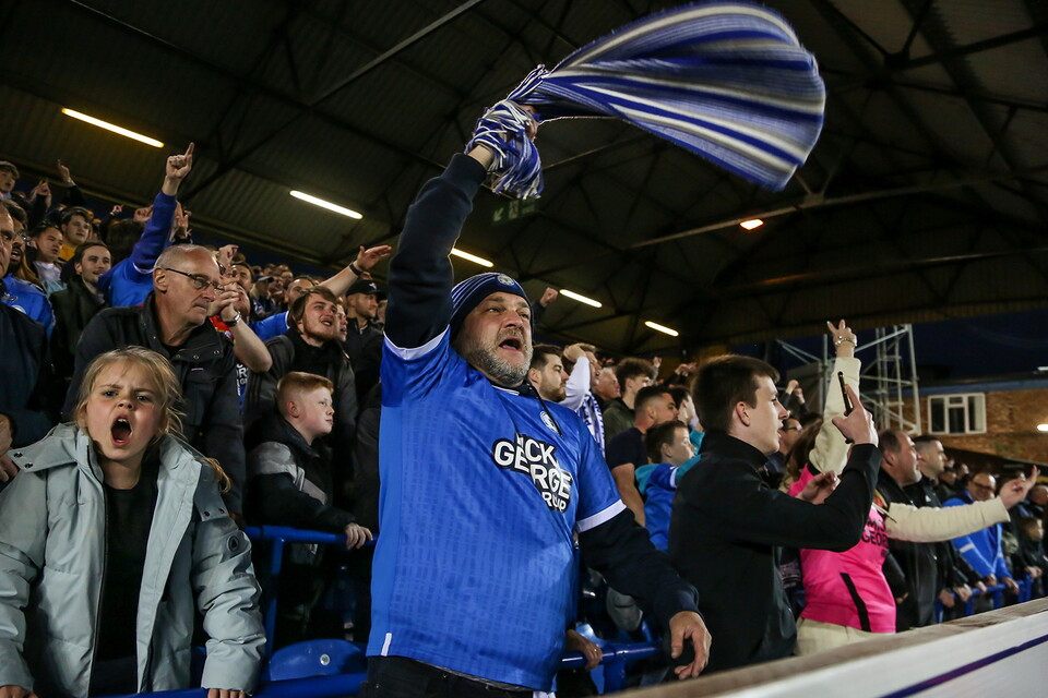 Posh Fans v Sheffield Wednesday