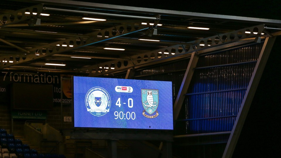 Posh v Sheffield Wednesday