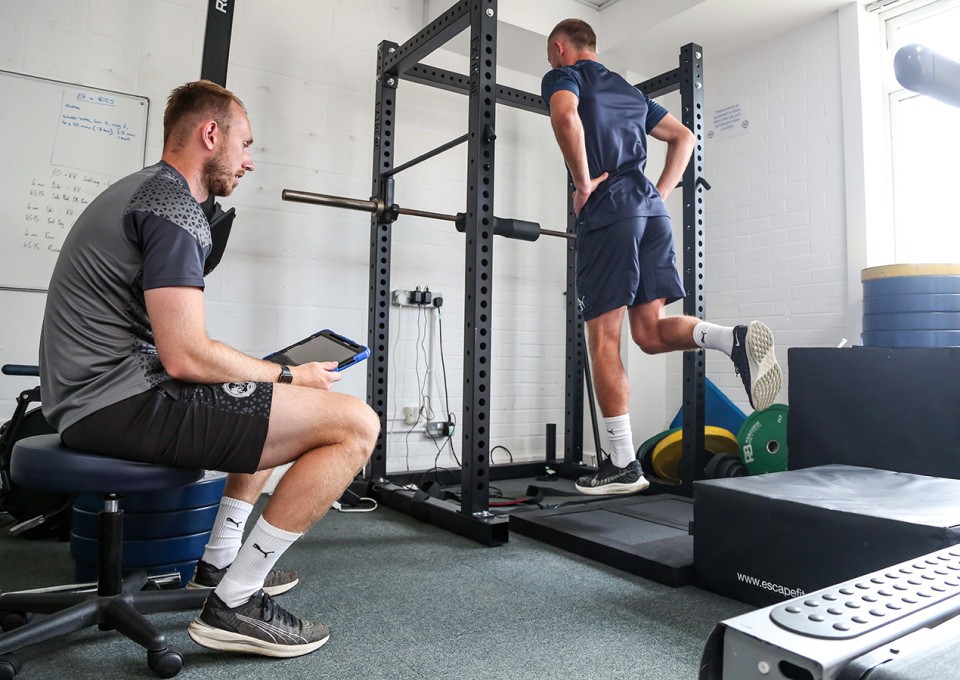 Pre-Season Fitness Testing Day One
