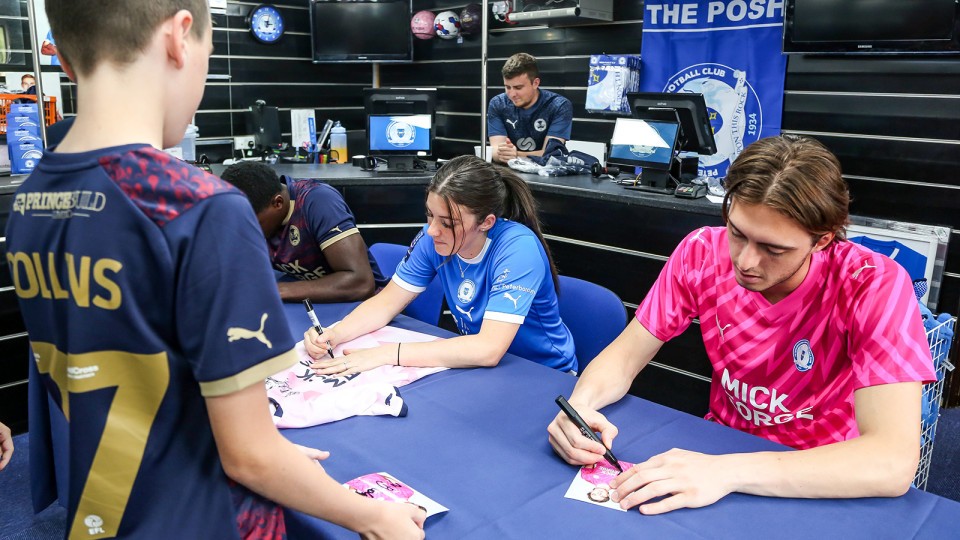 Club Shop Signing Session