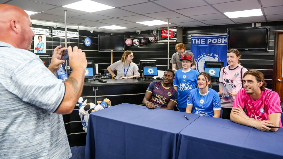 Club Shop Signing Session