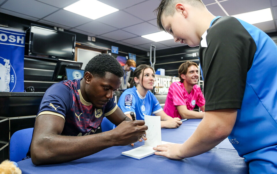 Club Shop Signing Session