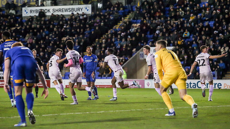 Shrewsbury Town v Posh